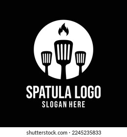 Spatula Logo Design Template Inspiration, Vector Illustration.