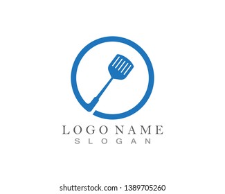 Spatula Logo, Spatula Icon Design