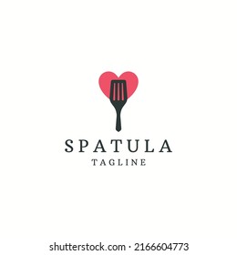 Spatula  logo icon design template flat vector