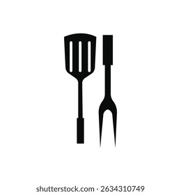 spatula logo icon illustration flat