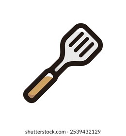 Spatula outline icon for graphic design, apps and websites