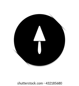 spatula repair  - black vector icon