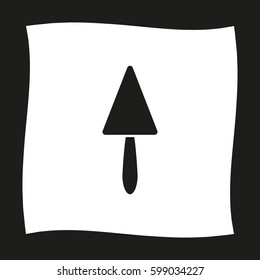 spatula repair  - black vector icon