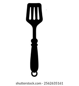 Spatula silhouette icon vector design.
