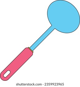espátula cuchara cocina herramientas de cocina ilustración