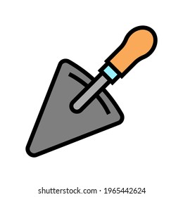 spatula tool color icon vector. spatula tool sign. isolated symbol illustration