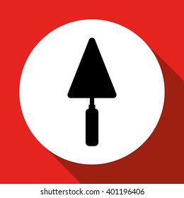 spatula tool design, vector illustration