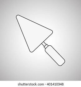 spatula tool design, vector illustration