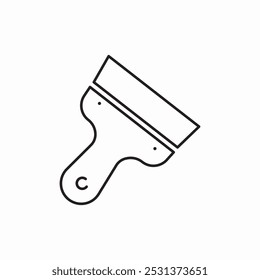 spatula tool icon sign vector