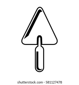 spatula tool isolated icon