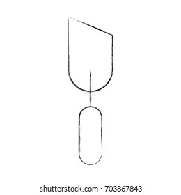 spatula tool isolated icon