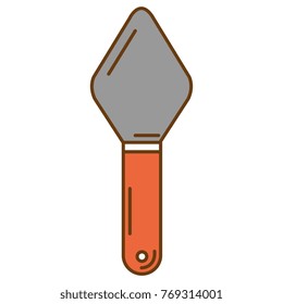 spatula tool isolated icon