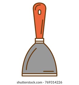 spatula tool isolated icon