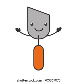 spatula tool kawaii character