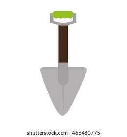 spatula tool repair, isolated flat icon design