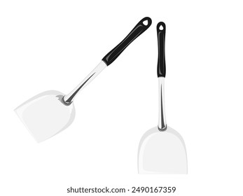 Spatula used for frying food.