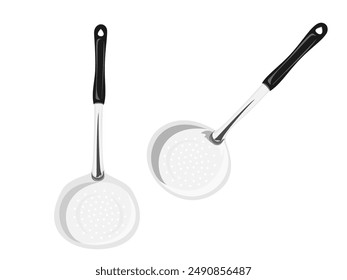 Spatula used for frying food.