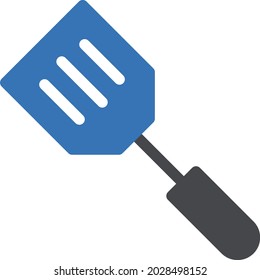 spatula vector glyph colour icon