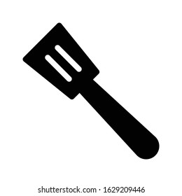 spatula vector glyph flat icon 