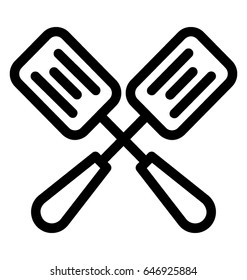 Spatula Vector Icon