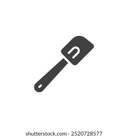 Spatula vector icon. filled flat sign for mobile concept and web design. Spatula glyph icon. Symbol, logo illustration. Vector graphics