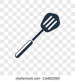 Spatula vector icon isolated on transparent background, Spatula logo concept