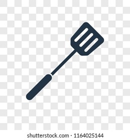 Spatula vector icon isolated on transparent background, Spatula logo concept