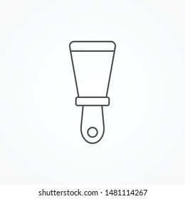 Spatula vector icon sign symbol