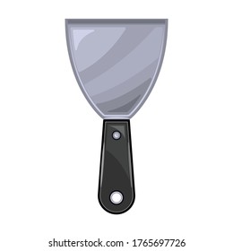 Spatula vector icon.Cartoon vector icon isolated on white background spatula.