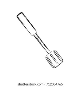 spatula  vector  illustration