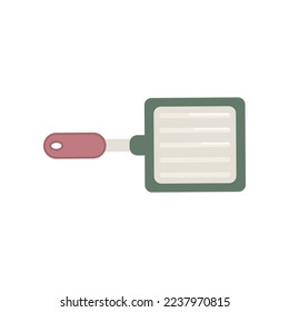 Spatula vector illustration. Spatula isolated on white background. Kitchen utensils concept