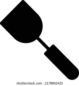 Spatula Vektorgrafik auf transparentem Hintergrund.Symbole in Premium-Qualität.Glyphen Vektorsymbol für Konzept und Grafikdesign.
