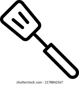 Spatula Vector illustration on a transparent background.Premium quality symmbols.Stroke vector icon for concept and graphic design.