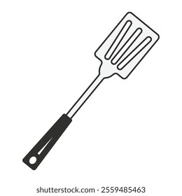 spatula vector kitchen spatula icon, spatula silhouette, vector illustration, Baking Supplies Silhouettes, Kitchen utensils in black and white, Kitchen spatula vector icon, simple and modern design,