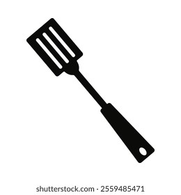 spatula vector kitchen spatula icon, spatula silhouette, vector illustration, Baking Supplies Silhouettes, Kitchen utensils in black and white, Kitchen spatula vector icon, simple and modern design,