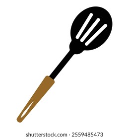 spatula vector kitchen spatula icon, spatula silhouette, vector illustration, Baking Supplies Silhouettes, Kitchen utensils in black and white, Kitchen spatula vector icon, simple and modern design,