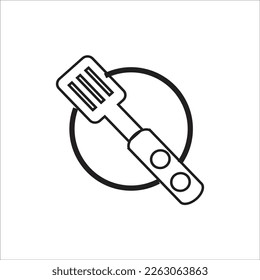 spatula vector line new icon