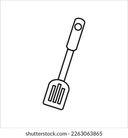 spatula vector line new icon
