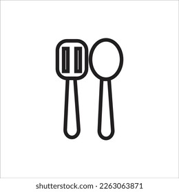 spatula vector line new icon