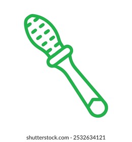 Spatula Vintage Outline Icon in white background