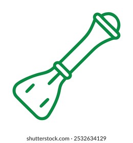 Spatula Vintage Outline Icon in white background