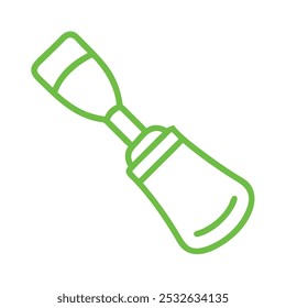 Spatula Vintage Outline Icon in white background