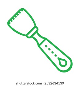 Spatula Vintage Outline Icon in white background