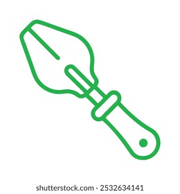 Spatula Vintage Outline Icon in white background