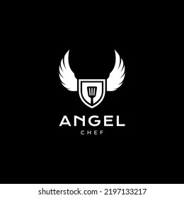 spatula with wings logo design