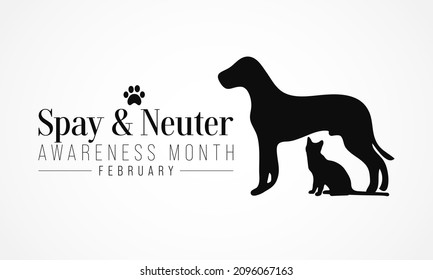 Spay and Neuter awareness month is observed every year in February, to celebrate the importance of animal birth control and encourages all guardians of dogs and cats to have them spayed or neutered.