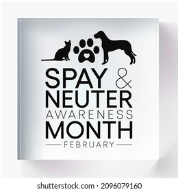 Spay and Neuter awareness month is observed every year in February, to celebrate the importance of animal birth control and encourages all guardians of dogs and cats to have them spayed or neutered.