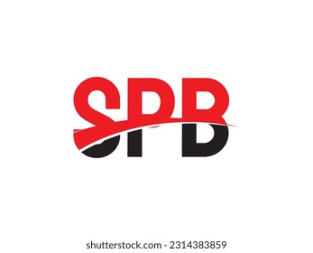 SPB Letter Initial Logo Design Vector Illustration