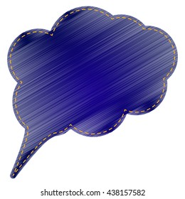 Speach bubble sign illustration