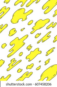 Spead yellow cream pattern background